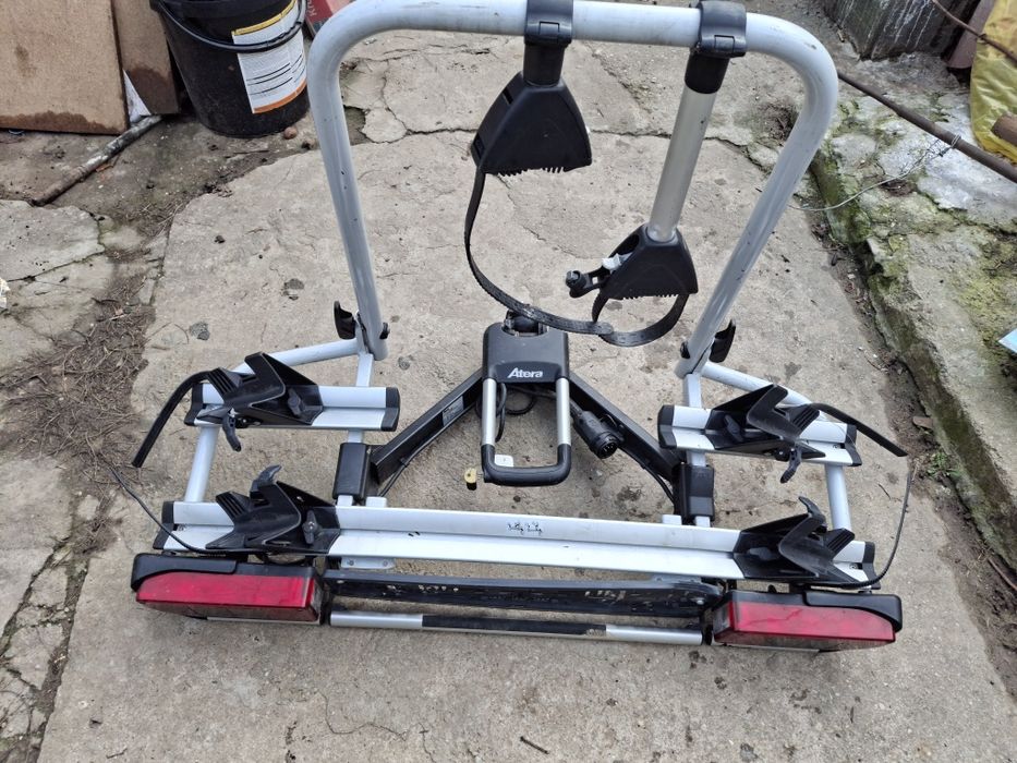 Suport rabatabil  Atera ptr 2 biciclete cu prindere carlig auto