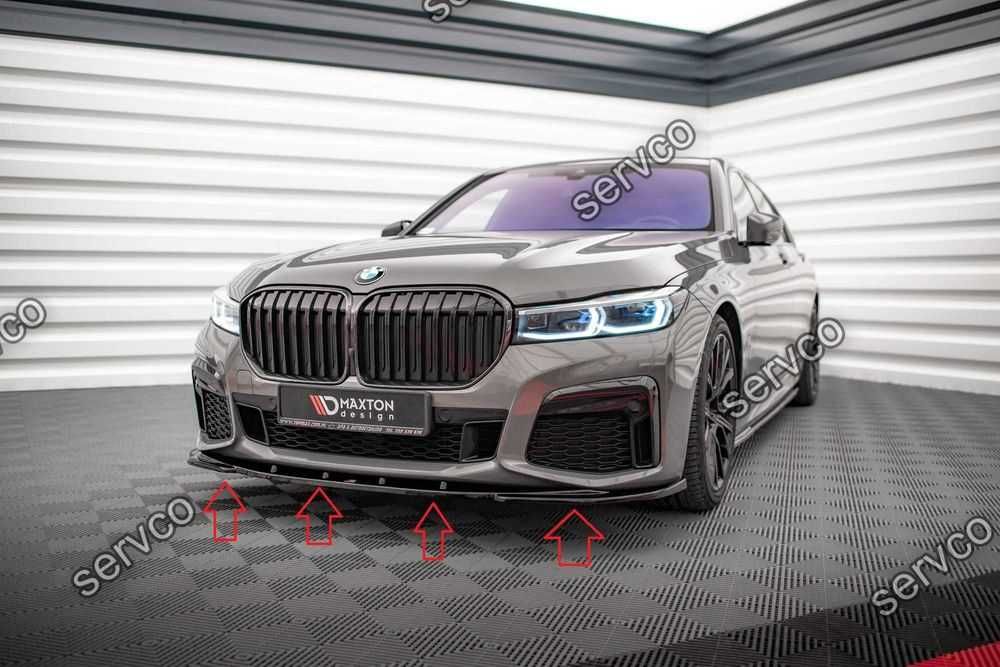 Pachet lip prelungiri bara fata si spate BMW Seria 7 G11 G12 M-Pack Facelift 2019-2022 Maxton Design