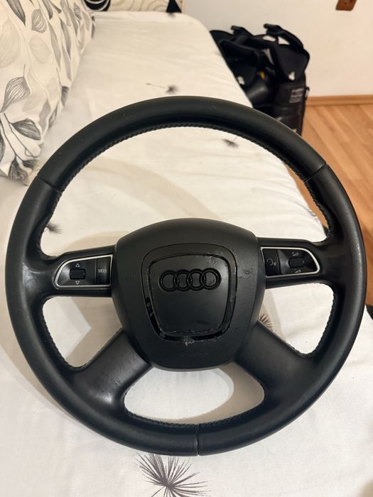 Volan complet Audi Q5 / A4/A5 B8 piele multifunctional + Airbag nedeclansat - 8R0419091CWUN