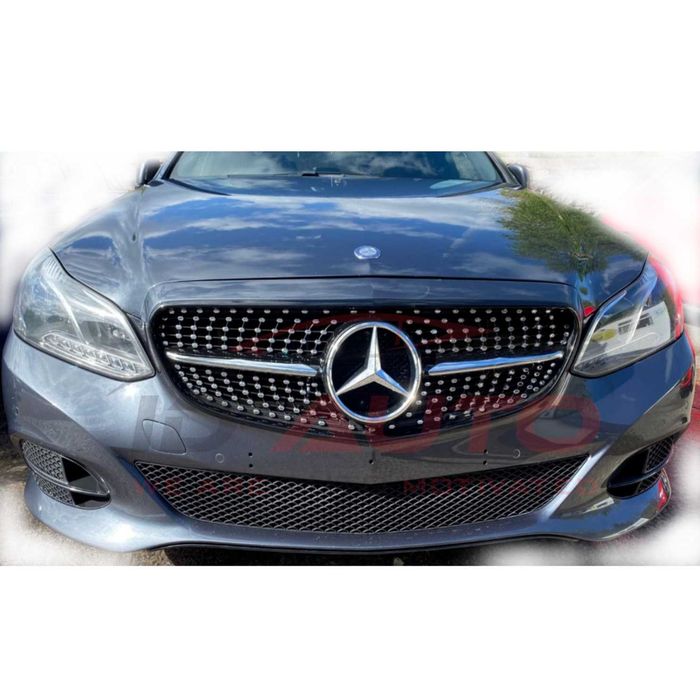 Диамантена решетка за Mercedes E-Class W212 фейс (2013–2016), мерцедес