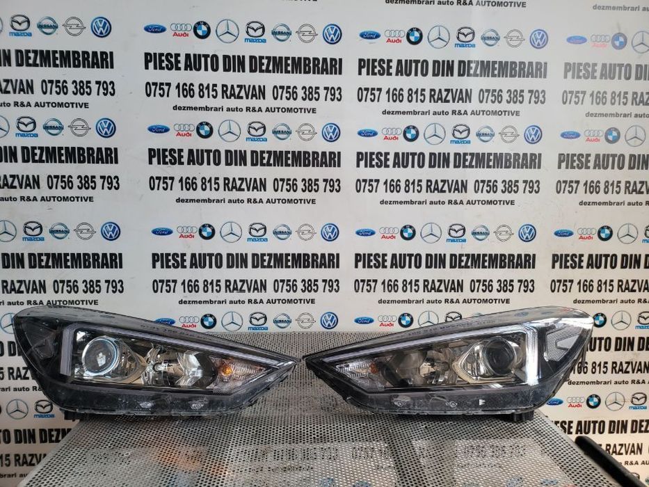 Faruri Far Stanga Dreapta Hyundai Tucson An 2015-2020 Facelift H7+LED Originale Absolut Intacte