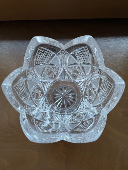 Хрустальная ваза Тюльпан