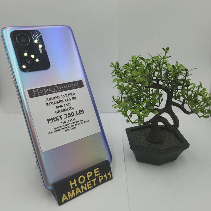 Hope Amanet P11 - Xiaomi 11T Pro / 256GB-8GB Ram / Garantie / 73547