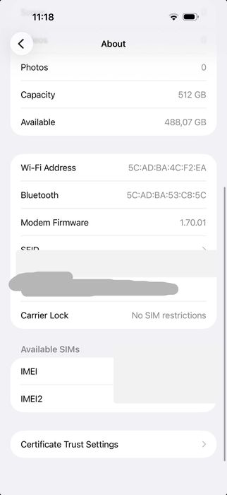 iPhone 17 Pro Max 512 GB Cosmic Orange — 91% АКБ, коробка