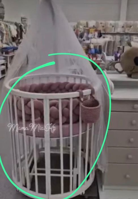 Манежка детская вместе с матрасом