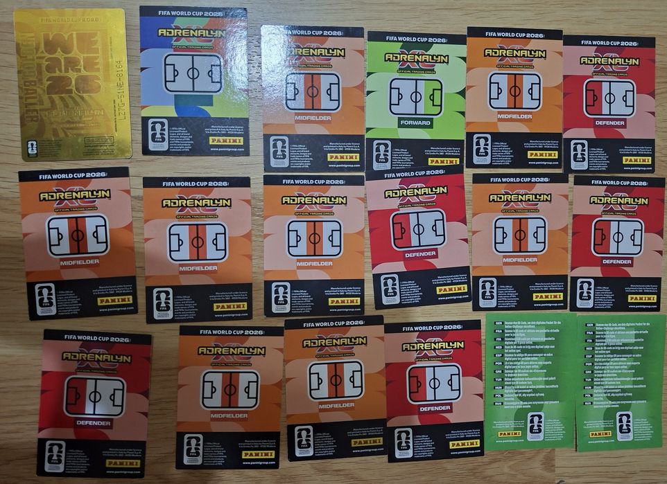 Комплект карти Panini
