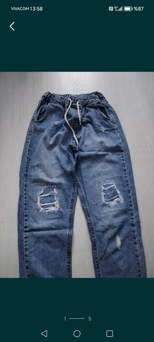 Дамски дънкови панталони! 2 броя! Размер - S.