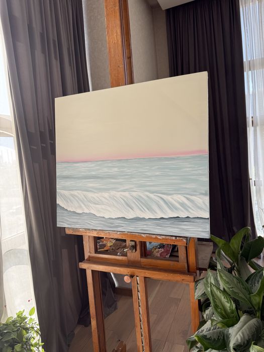 Картина для интерьера, ручной работы акрилом