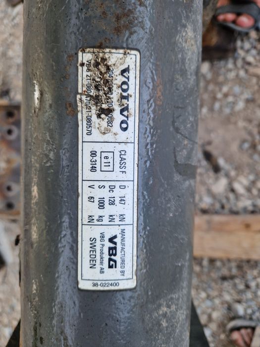 Трауверс туба VOLVO евра 5