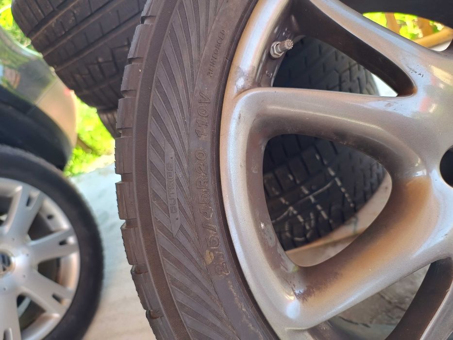 jante cu cauciucuri porche cayene