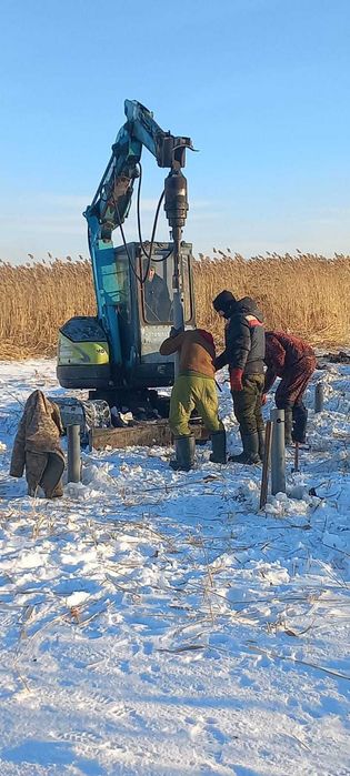 Винтовые сваи для фундамента