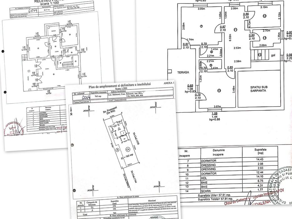 Casă P+1 în centrul Baloteștiului | 765 mp teren | 4 dormitoare | Garaj | Fotovoltaice - Direct Proprietar