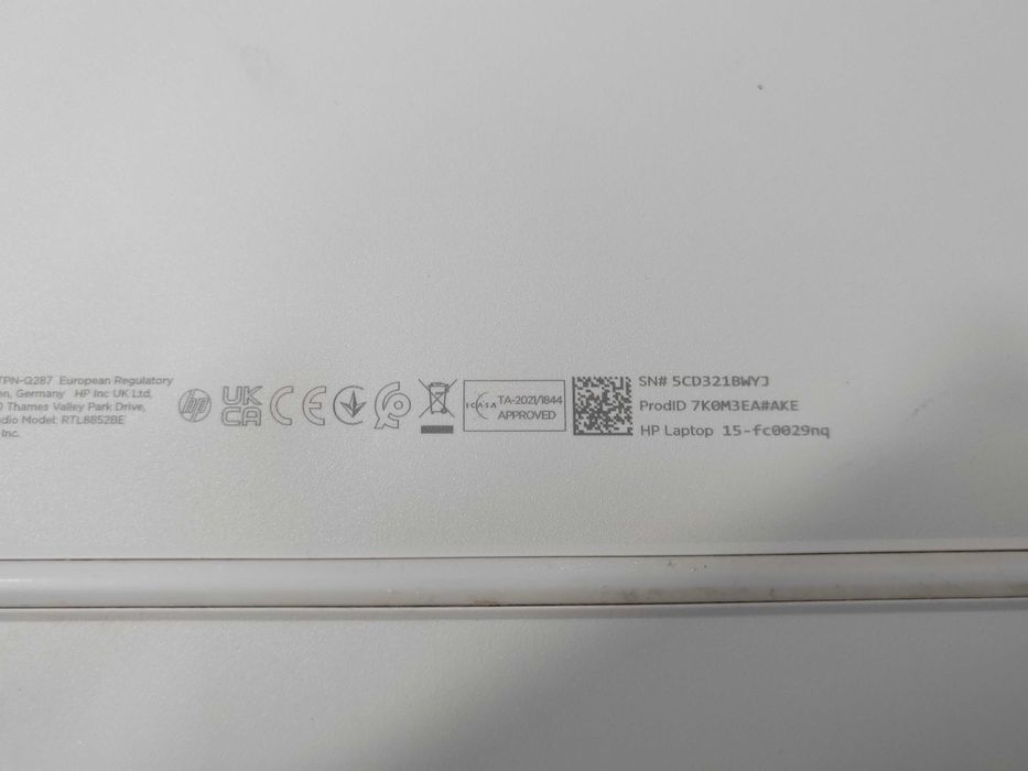 Hp 15 Amd Ryzen 3 7320u 8gb ram 512gb SSD Magazin CashGen