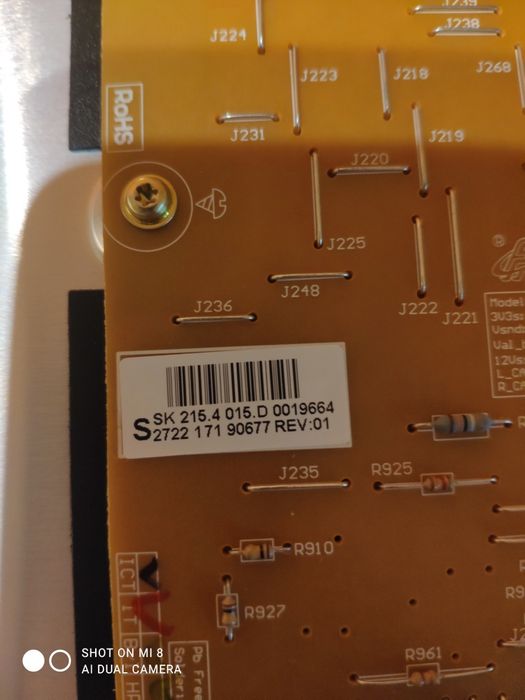 Tv Philips 46pfl8007k/11 на части