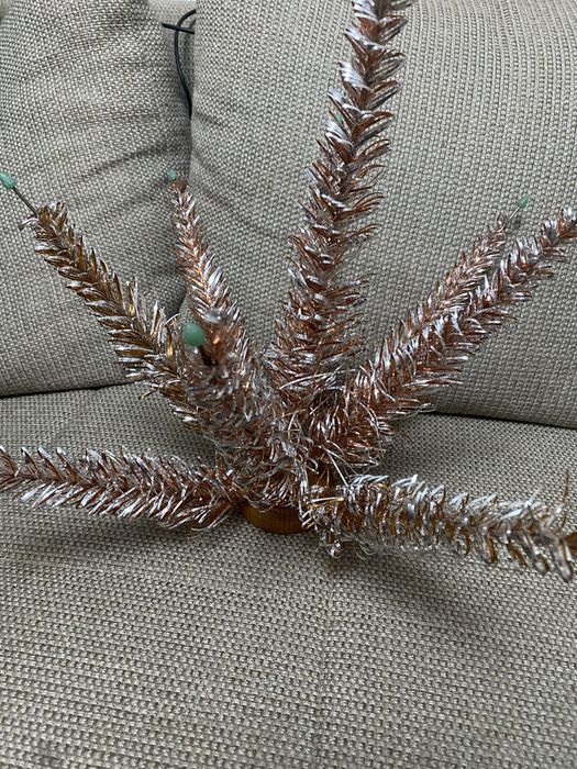 Винтажная настольная елка советских времен