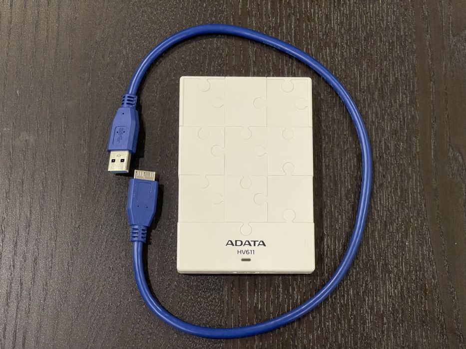 Внешний жёсткий диск ADATA HV611 1TB (1000GB), 2.5", USB 3.0, eHDD
