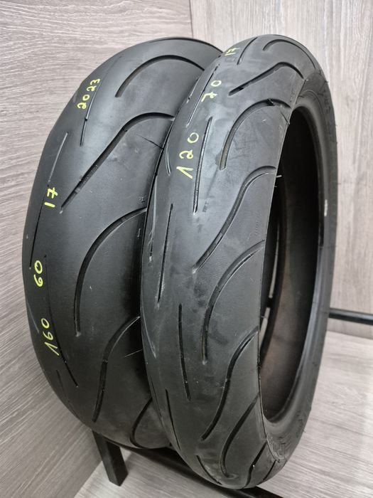Set anvelope moto 120 70 17 cu 160 60 17 Michelin Pilot power dot 2023
