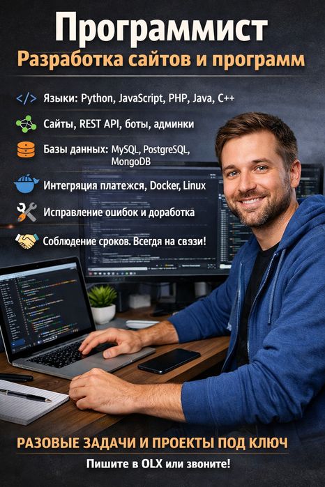 Предлагаю услуги программиста.