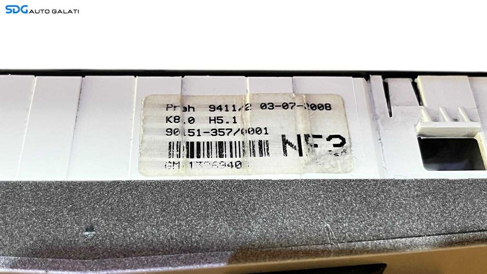 Panou Modul Unitate Comanda AC Aer Conditionat Clima Climatic Opel Astra H 2004 - 2010 Cod 13269404 [LC0792]
