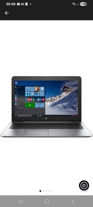 Laptop hp elitebook 850 G3 cu  touchscreen fara baterie ssd memory ram  ddr4
