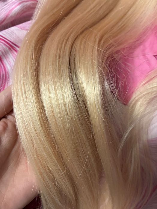 Extensii de par russian blonde 60 cm