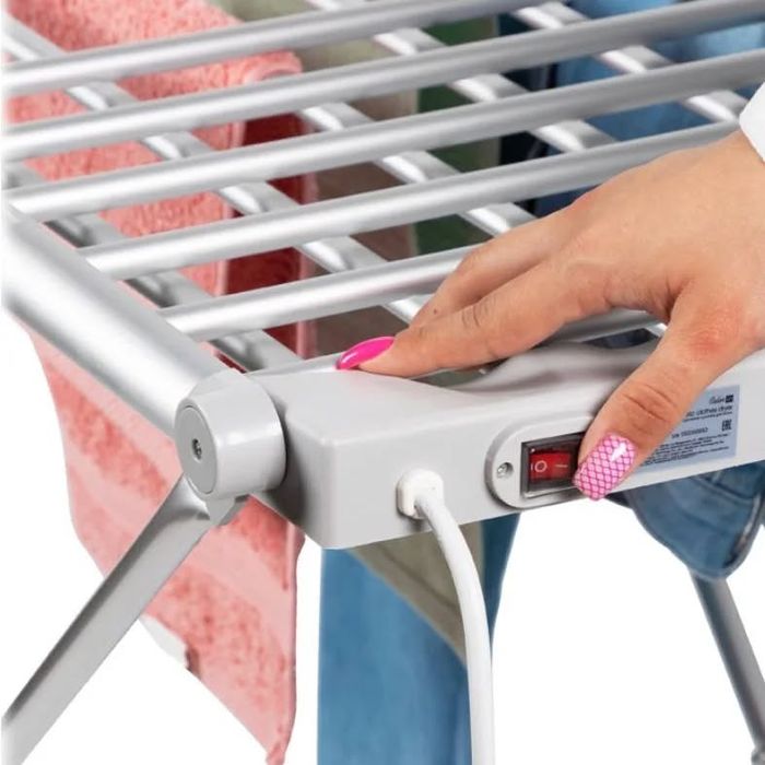 Сушилка для белья с подогревом EUROHOUSE 18 рельсов