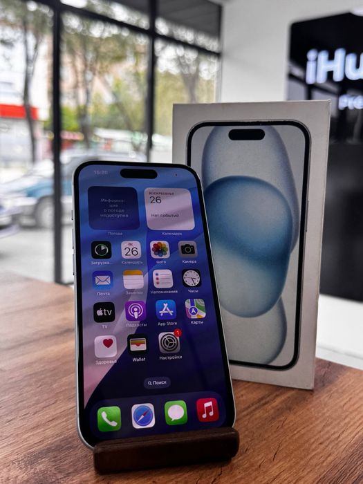 iPhone 15•128GB/99%White Айфон 15•128 ГБ/99%ақ
