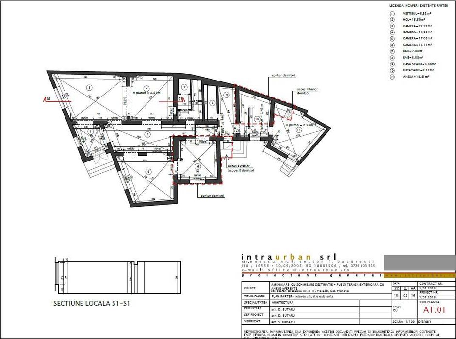 Vanzare imobil P+1 - ultracentral