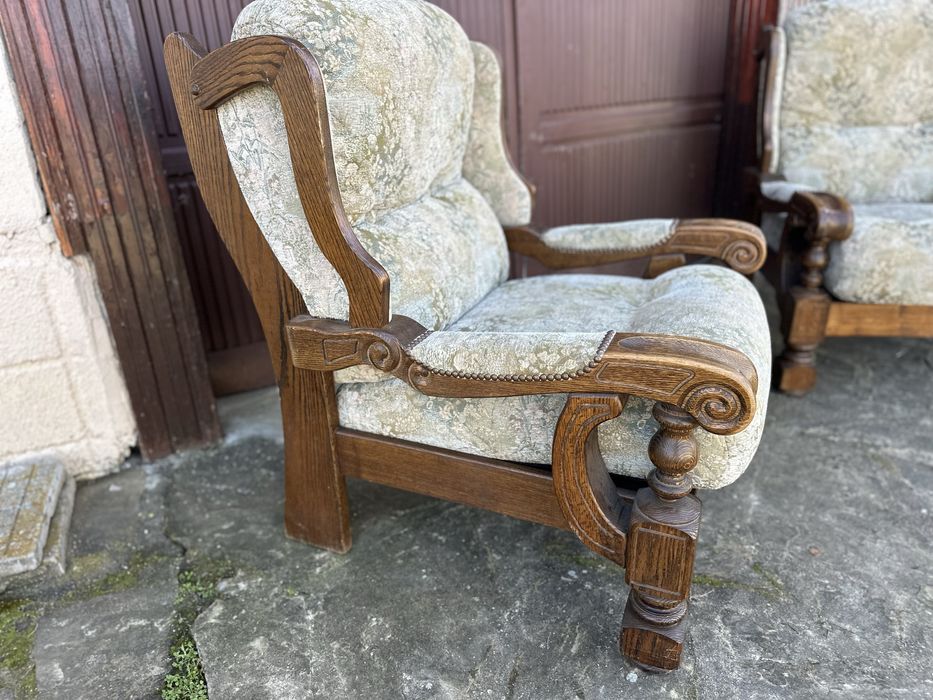 Комплект 2 бр. масивни кресла – класически стил