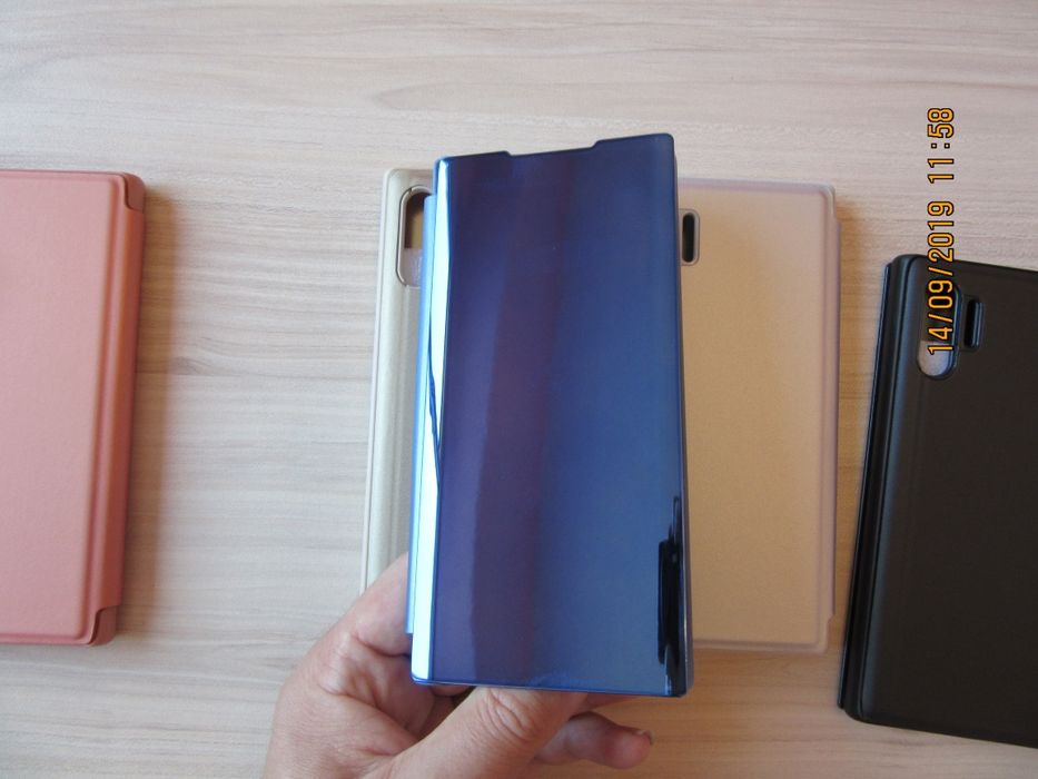 Samsung Galaxy S10 S10e Note 10 A80 A70 A40/CLEAR VIEW Огледален калъф