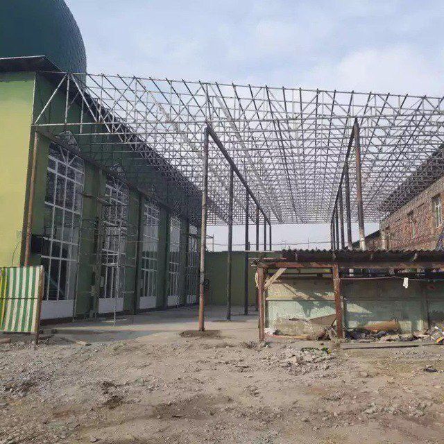 Контейнер профиллари ёки уголниклардан фермалар тайёрлаш ва урнатиш