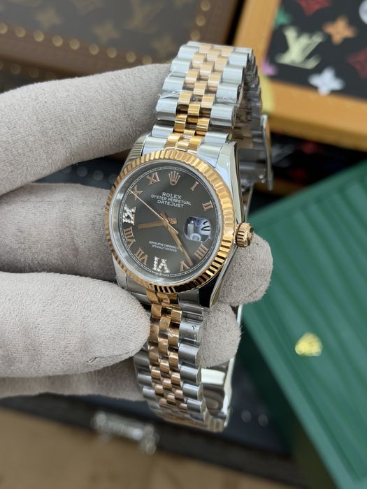 Rolex Date-Just 36mm Everose Roman Dial