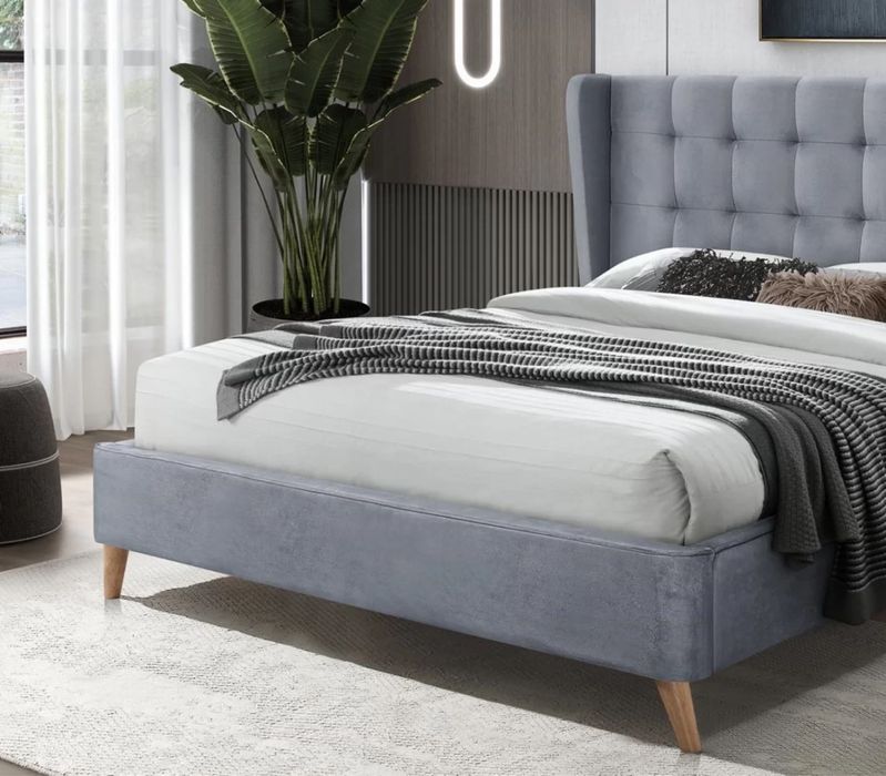 Тапицирано легло Estella Сиво 160