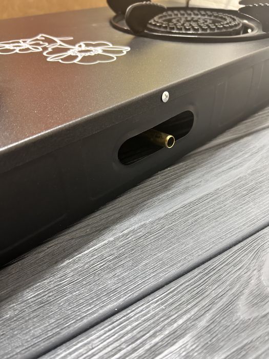 Настольная газ плита с чугунными конфорками