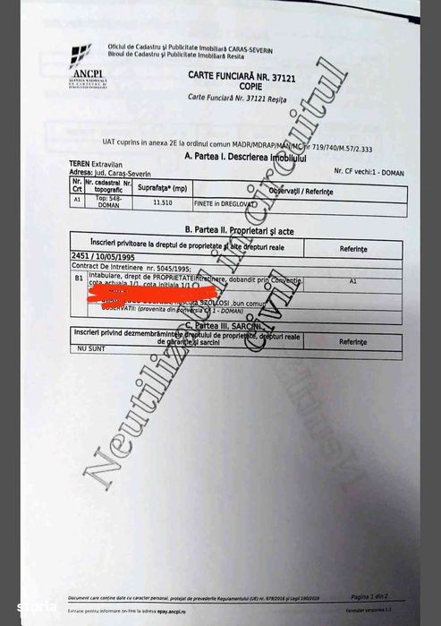 ​INVESTIȚIE REȘIȚA: 1.15 Ha în Driglovăț-Natură,Potențial Forestier