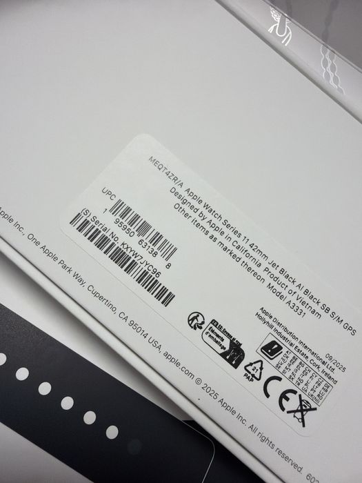 Apple Watch seria 11, 42mm GPS Nou Neactivat