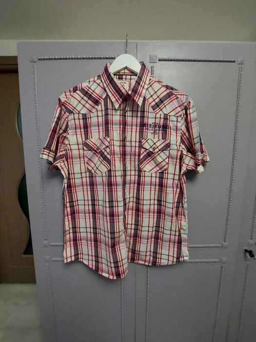 Lot 4 Cămăși Bărbați Jack & Jones, Tom Tailor, CMP – Mărimi L-XL