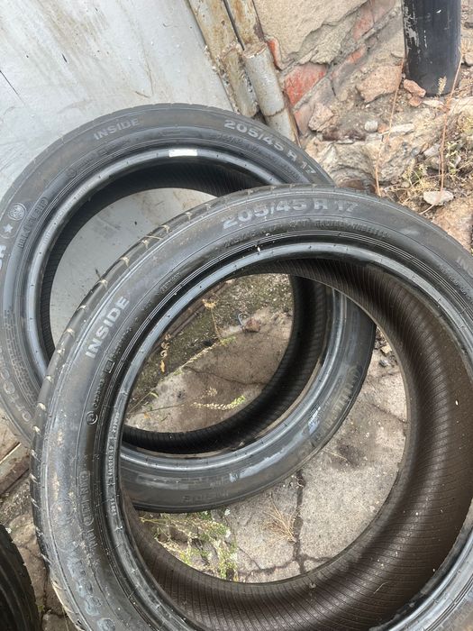 Продам 2 шины Continental 205/45 R17
