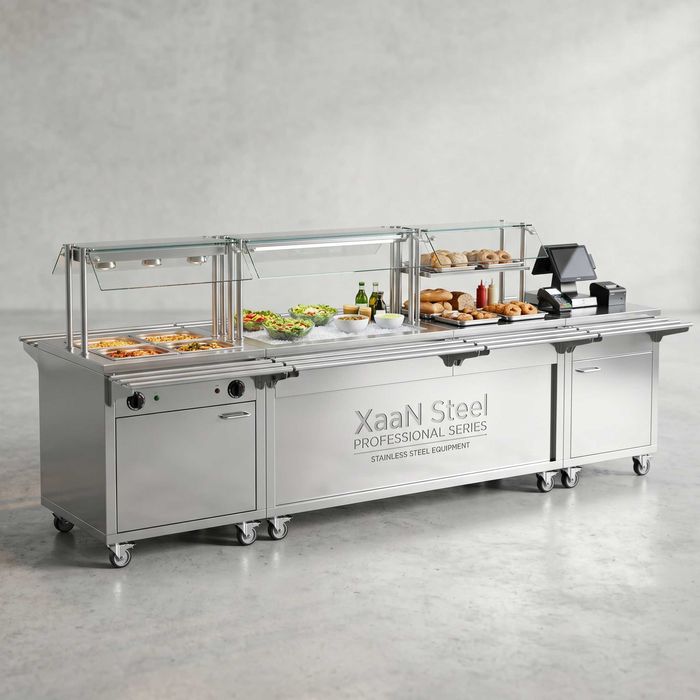 Liniya razdachi XaaN Steel / Линия раздачи из нержавейки