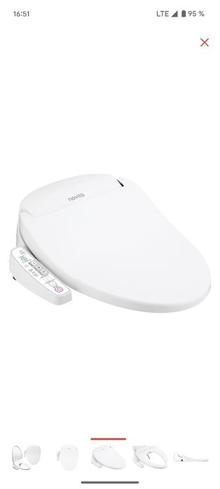 Сиденье Novita электронное биде N330AS COMPACT