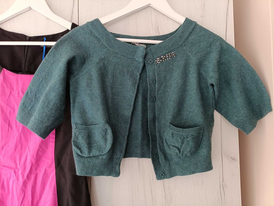 Rochie Nouă cu cardigan lână