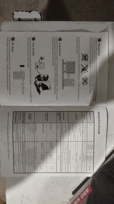stabilizatorli AVT KS650 UPS (650VA) sotiladi. Huddi shu modeldan 2 ta