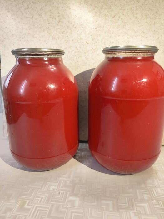 Сок томатный домашний