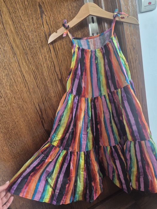 Set rochie si salopeta copii Next