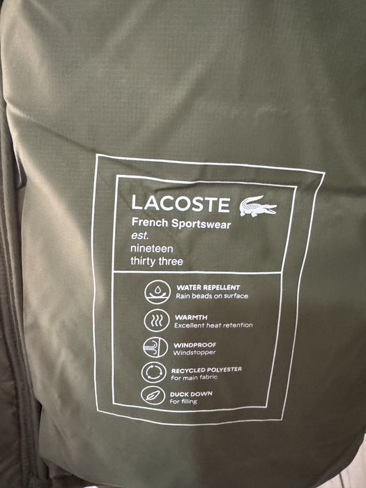 Мъжко яке Lacoste - US  M/L,    FR 52