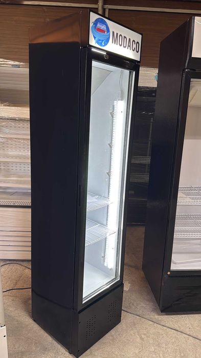 Vitrină verticală îngustă LED 190 cm răcire ventilată