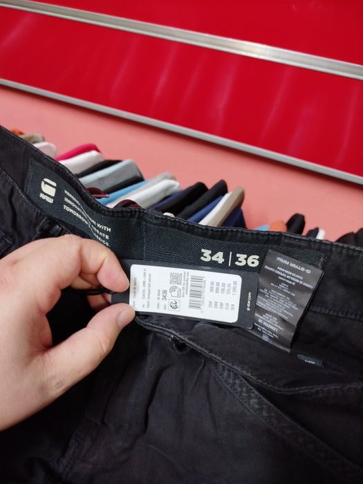 Оригинален панталон G-Star Raw Cargo 3D W34 W38 мъжки долнище