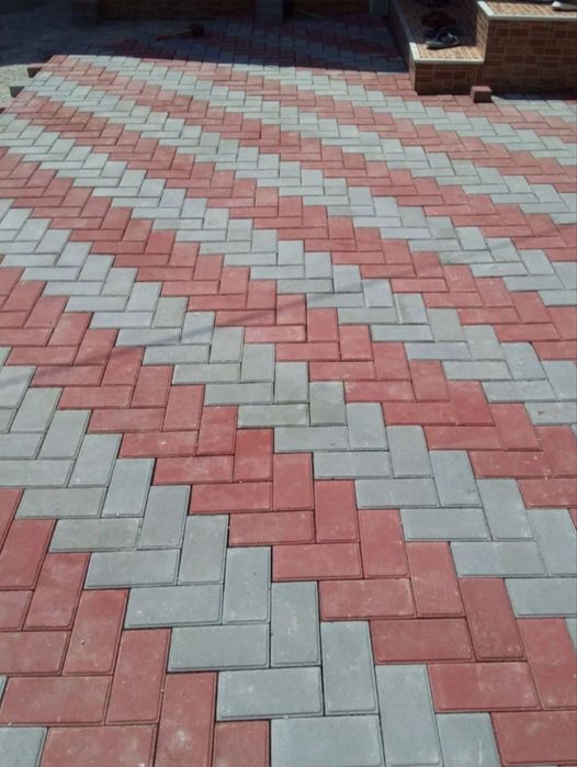 Укладка брусчатка