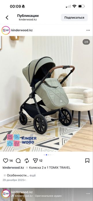 2в1 коляска Tomix Travel