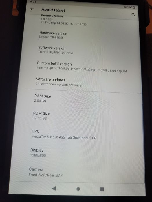 Продавам Lenovo Tab M8 (HD)